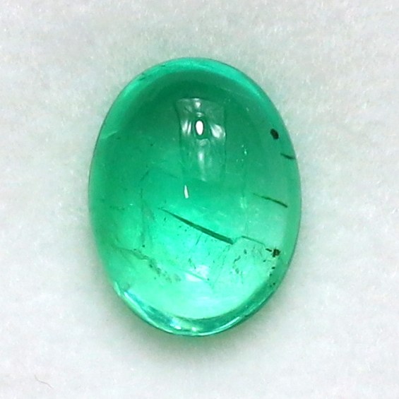 天然エメラルド 1.21ct 【艶々カボション】 ブラジル