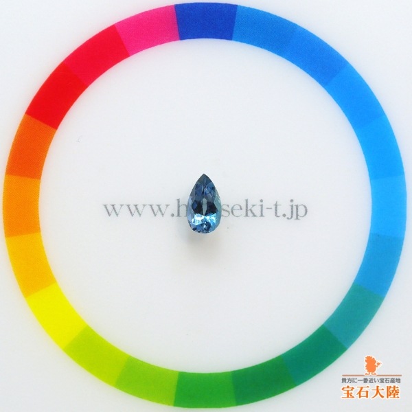 天然アクアマリン 0.45ct 【非加熱】 ブラジル・Tatu産