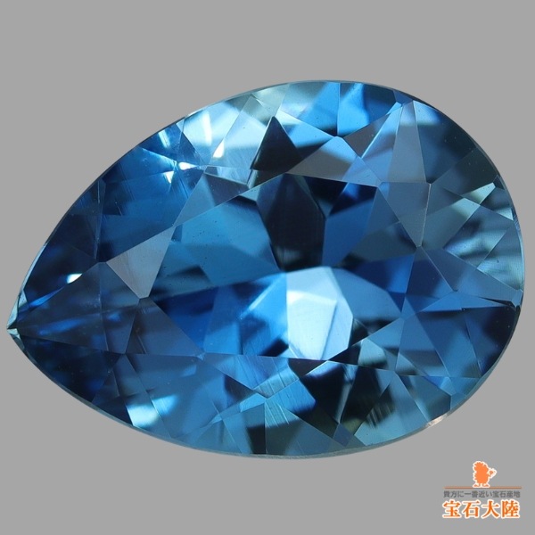 天然アクアマリン 3.01ct 【非加熱 サンタマリア・アフリカーナ】日独