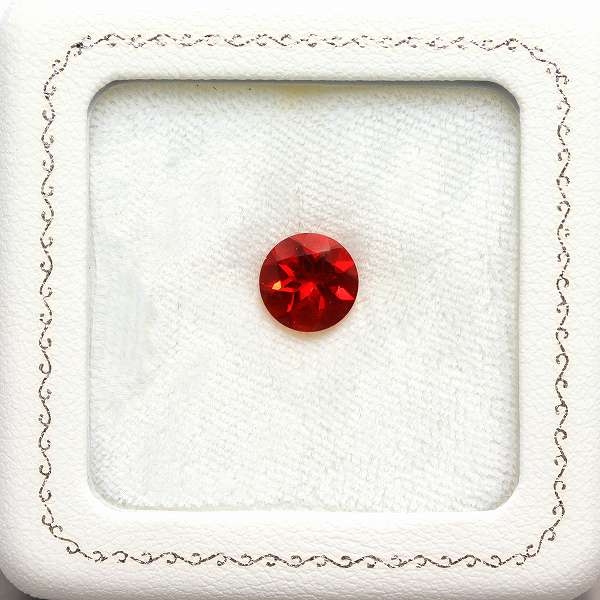 天然アンデシン 2.11ct 【美色レッド】 ラウンドカット