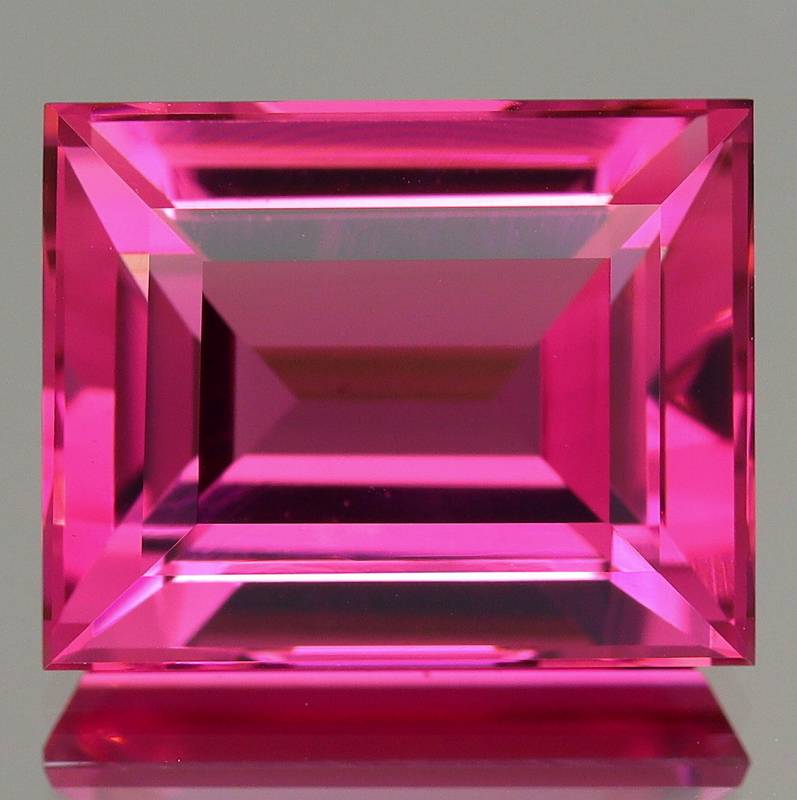 天然トルマリン 4.88ct 【美発色ピンク】  中宝ソ付