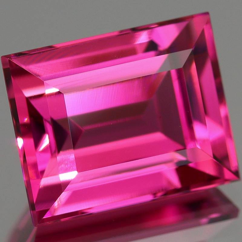 天然トルマリン 4.88ct 【美発色ピンク】  中宝ソ付