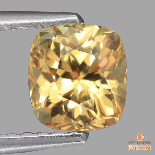 天然サファイア 1.32ct 【非加熱・ゴールデンイエロー】 マダガスカル