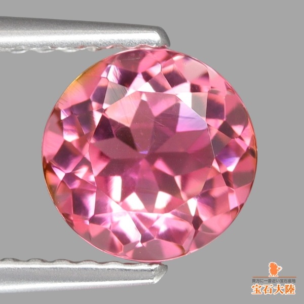 天然トルマリン 1.41ct 【ピンク】 ラウンドカット