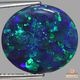 天然ブラックオパール 6.58ct 【美遊色ブルーグリーン】逸品