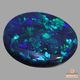 天然ブラックオパール 6.58ct 【美遊色ブルーグリーン】逸品