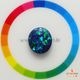 天然ブラックオパール 6.58ct 【美遊色ブルーグリーン】逸品
