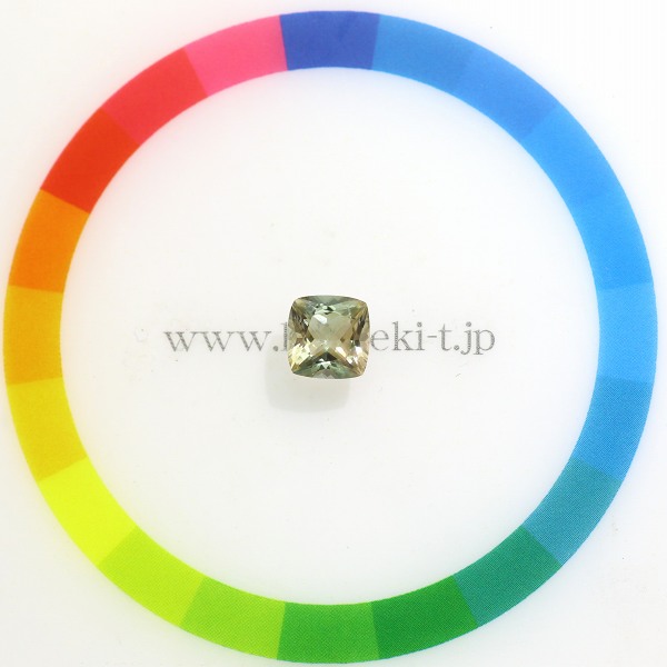 天然オレゴンサンストーン 0.85ct 【グリーン】 ラブラドライト