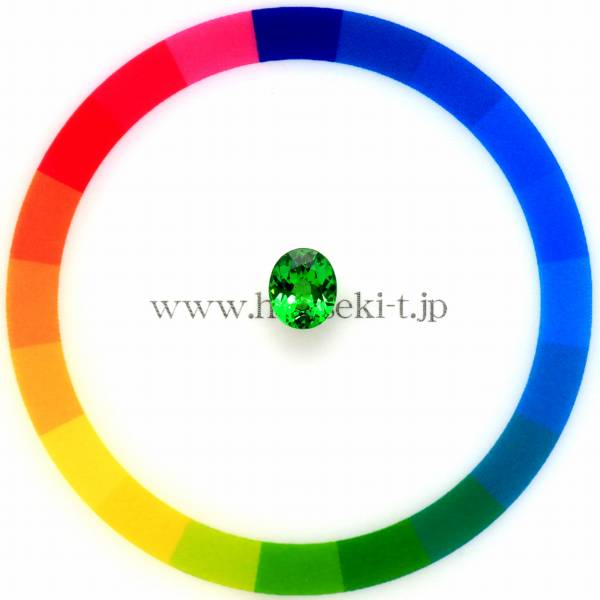 天然ツァボライトガーネット 0.86ct 【ネオングリーン】 高品質