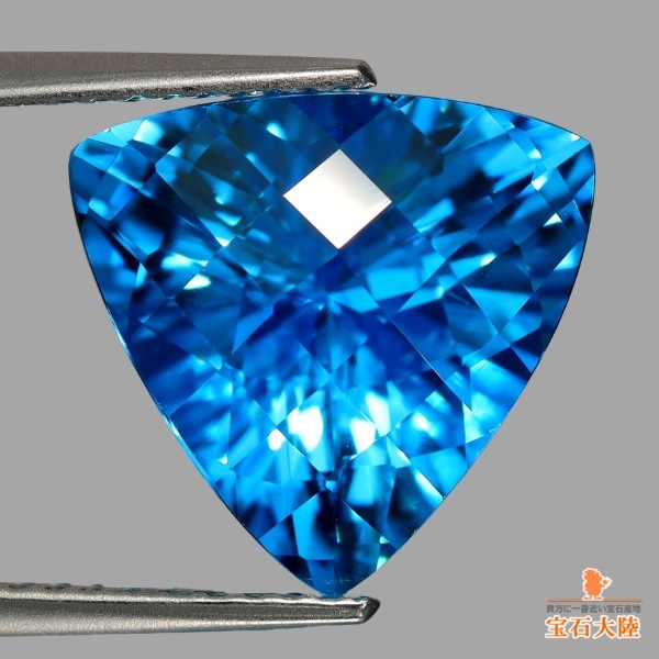 天然トパーズ 6.89ct【鮮やかスイスブルー】ブラジル 
