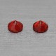 天然アンデシン 0.46ct/2P 【オレンジニッシュレッド】 ペア