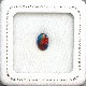 2.12ct天然ブラックオパール【本格レッド遊色】激変　中宝研鑑別書