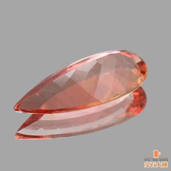 2-10【天然ペタライト】6【天然インペリアルトパーズ】【天然ホワイトトパーズ】 天然インペリアルトパーズ 1.11ct 【イエロニッシュオレンジ