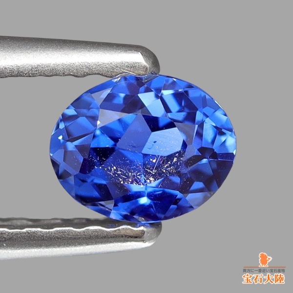 【新品】スペクターサファイア　15ポンド 天然サファイア 0.45ct 【非加熱・コーンフラワー】 スリランカ 鑑別付