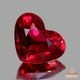 天然ルビー 0.68ct 【美濃色】 ハート モザンビーク