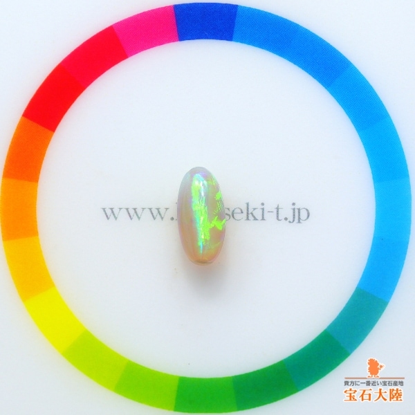 天然オパールキャッツアイ 1.81ct 【エレクトリックライン