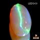 天然オパールキャッツアイ 1.81ct 【エレクトリックライン】 ライトニングリッジ 中宝鑑別