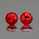 天然スピネル 0.31ct/2P 【レッド】 ペア