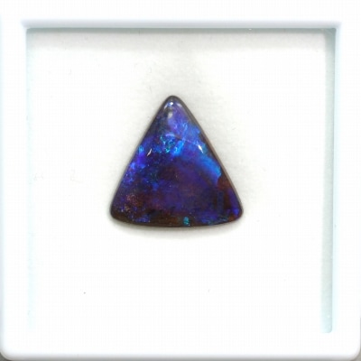 天然ボルダーオパール 8.56ct 【深海ブルー遊色】