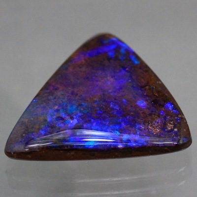 天然ボルダーオパール 8.56ct 【深海ブルー遊色】