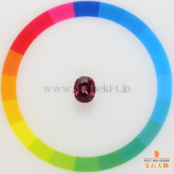 天然ロードライトガーネット 1.53ct 【カスタムカット】タンザニア 