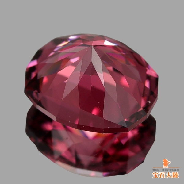 天然ロードライトガーネット 1.53ct 【カスタムカット】タンザニア