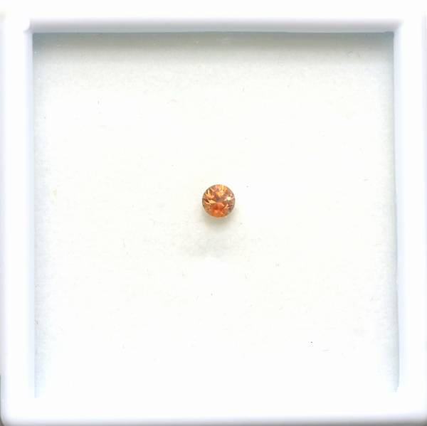 天然サファイア 0.27ct 【ピンキッシュオレンジ】 モンタナ