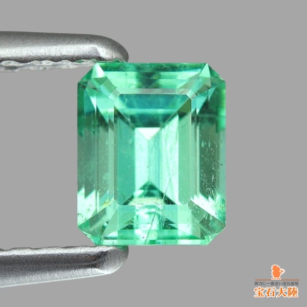 天然エメラルド 0.46ct 【瑞々しい透明感】 ロシア