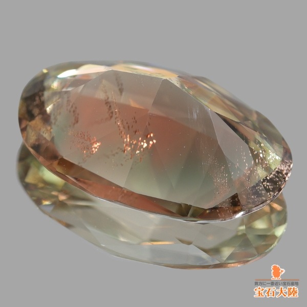 天然オレゴンサンストーン 4.43ct 【ラブラドライト】 ファンシーオーバル