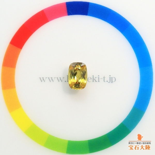 天然スフェーン 1.49ct 【煌めくイエロー】 マダガスカル 天然スフェーン 1.49ct 【煌めくイエロー】 マダガスカル