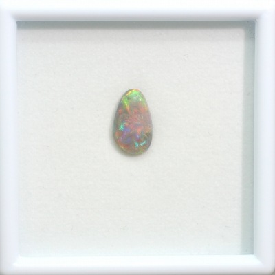 天然オパール 1.61ct 【オレンジレッド遊色】 ライトニングリッジ