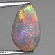 天然オパール 1.61ct 【オレンジレッド遊色】 ライトニングリッジ