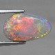 天然オパール 1.61ct 【オレンジレッド遊色】 ライトニングリッジ