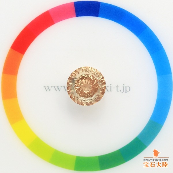 天然オレゴンサンストーン 3.58ct 【アメリカンカット】 美品 ラブラドライト