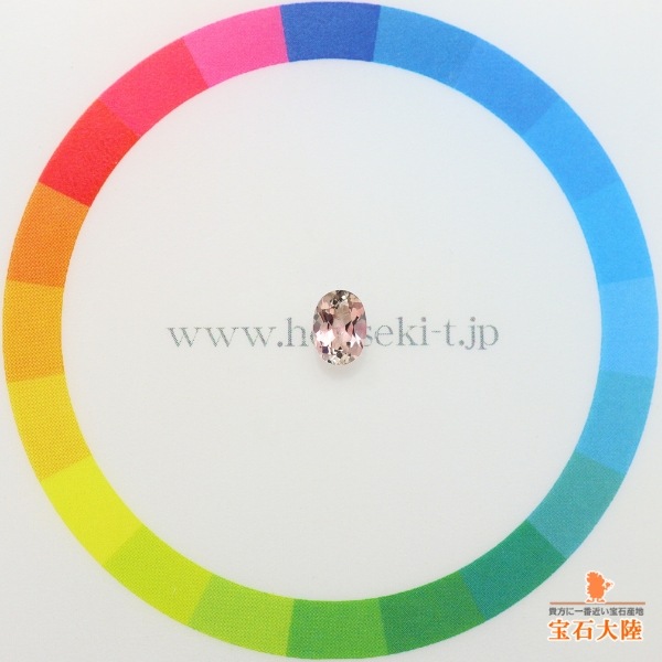 天然トルマリン 0.34ct 【ピンク＆カラーレス】 ナイジェリア