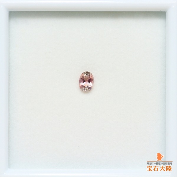 天然トルマリン 0.34ct 【ピンク＆カラーレス】 ナイジェリア
