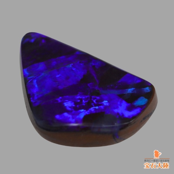 ボルダーオパール 高品質 天然ボルダーオパール 4.36ct 【ブルーパープル】オーストラリア