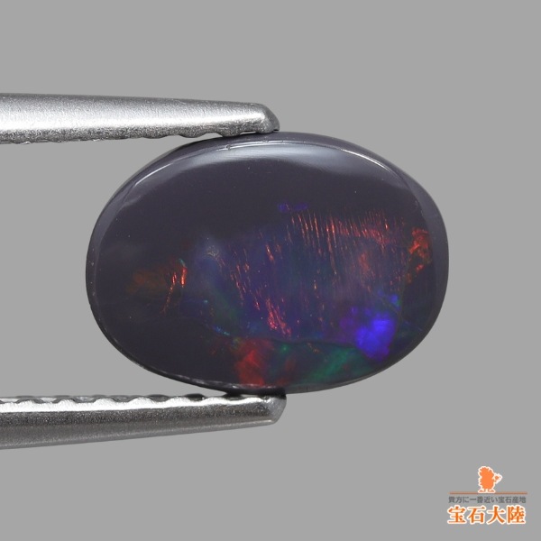 天然ブラックオパール 0.84ct【ユニークレッド】ライトニングリッジ