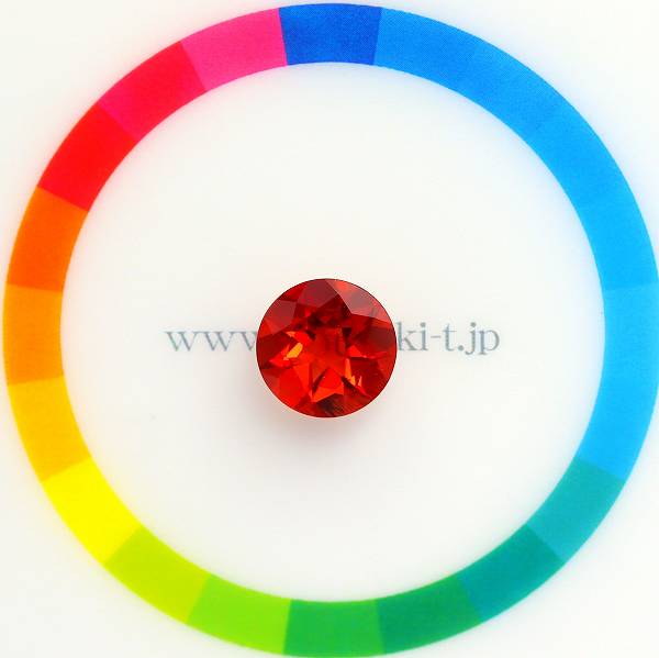 天然アンデシン 2.78ct 【美色レッド】 10mmラウンド