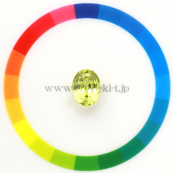 天然クリソベリル 4.19ct 【IFクラス・イエロー】