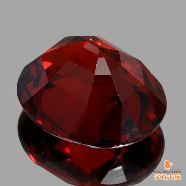 天然スペサルティンガーネット 6.18ct 【煌めくレッドスペサ】 美濃色