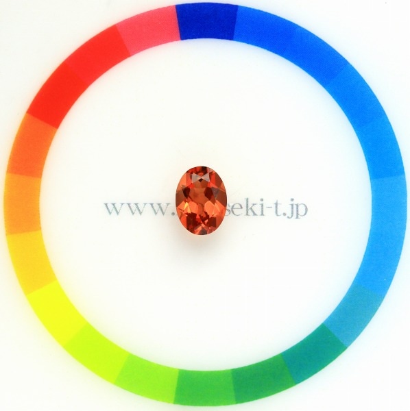 天然アンデシン 1.05ct 【オレンジニッシュレッド】
