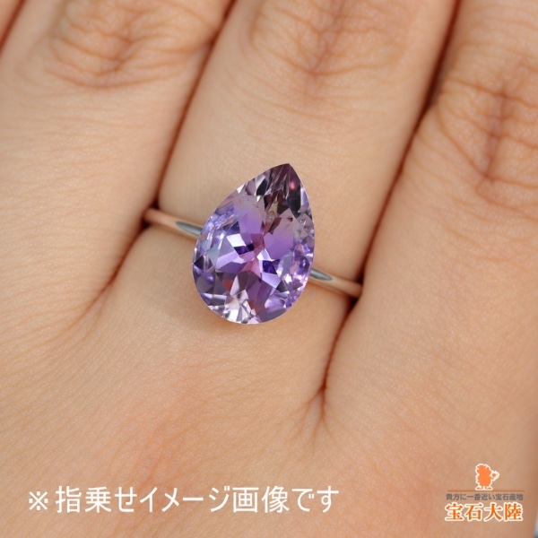 天然アメトリン 3.95ct【ボリビア】ペアシェイプ