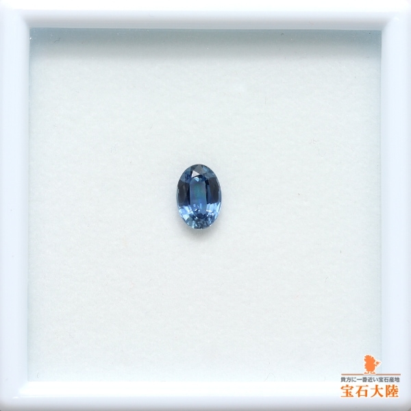 天然サファイア 1.32ct 【グレイッシュブルー】