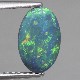 天然ブラックオパール 1.03ct 【グリーン遊色】