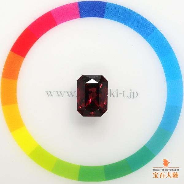 天然ロードライトガーネット 4.47ct 【ディープワインレッド】アメリカンカット