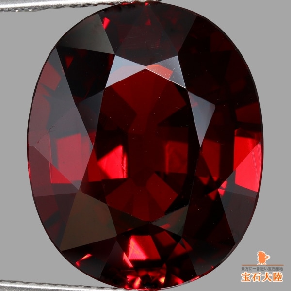 天然スペサルティンガーネット 20.44ct 【煌めくレッドスペサ】 大粒