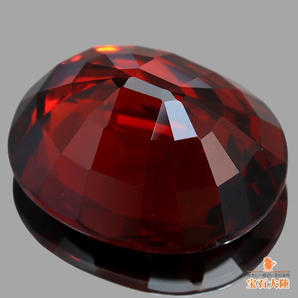 天然スペサルティンガーネット 20.44ct 【煌めくレッドスペサ】 大粒