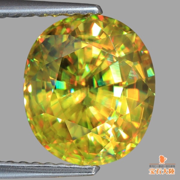 天然スフェーン 4.19ct 【極輝イエロー】 マダガスカル