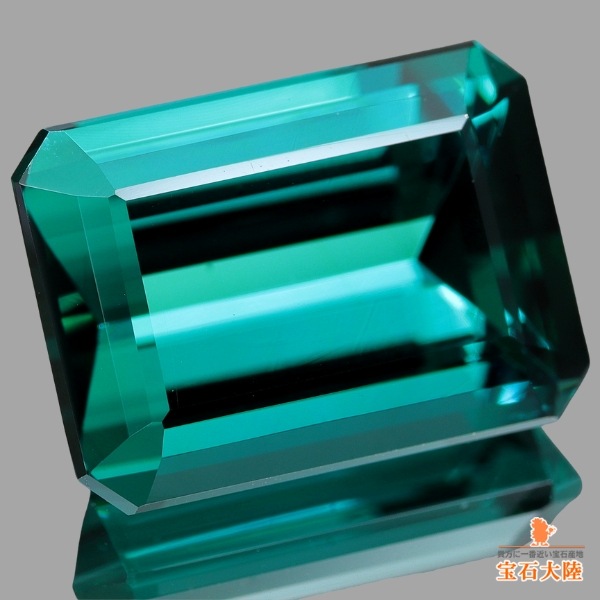 天然トルマリン 7.86ct 【美濃色グリーンブルー】 大粒 ブラジル 中宝ソ付